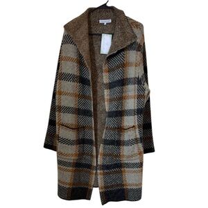 🌹NWT:KEREN HART LONG OPEN CARDIGAN